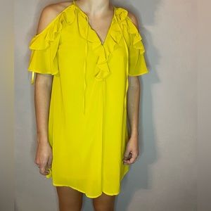 Yellow Flowy Dress